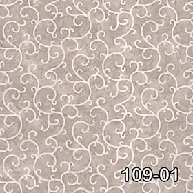 Decowall Astor 109-01 Duvar Kağıdı Krem Sarmaşık Desenli