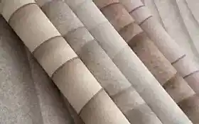 Som Linas 44290-1 Duvar Kağıdı Kahverengi Simli Dalgalı