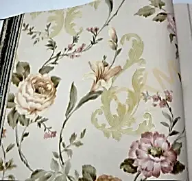 AdaWall Seven 7803-1 Duvar Kağıdı Krem Çiçek Desenli