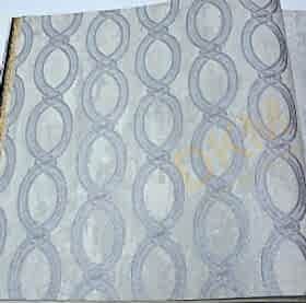 AdaWall Seven 7808-2 Duvar Kağıdı Açık Mavi Simli Geometrik Zincir Desen