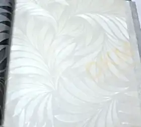 AdaWall Seven 7812-1 Duvar Kağıdı Beyaz Yaprak Desenli