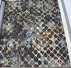 Decowall Retro 5012-01 Duvar Kağıdı Antrasit Simli Modern Desenli