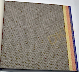 Som Vivo 33670-1 Duvar Kağıdı Koyu Kahve Simli Hasır Desenli