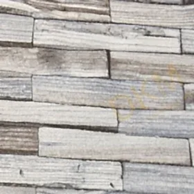 Alternative view of Som Vivo 33770-2 Duvar Kağıdı Kahverengi Taş Desenli Mavi