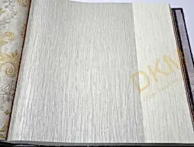AdaWall Ephes 6801-2 Damarlı çizgili, Simli Duvar Kağıdı 10m²