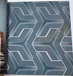 Lamborghini L11-5 Z12809 3D geometrik Duvar Kağıdı 7m²