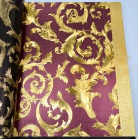 Yaprak D26-1 66201 Gold Duvar Kağıdı 5m²