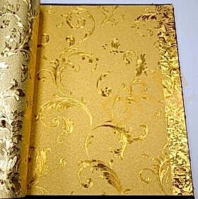 Yaprak D29 66250 Gold Duvar Kağıdı 5m²