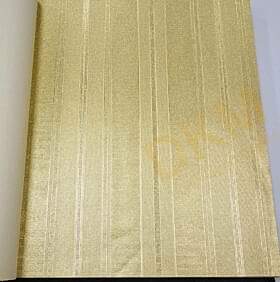 İnce şerit çizgili D40-1 900301 Gold Duvar Kağıdı 5m²